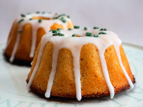 Lemon and almond teacakes