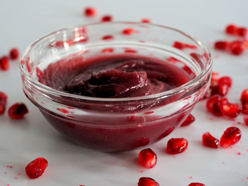 pomegranate curd