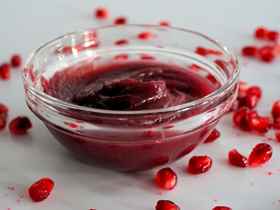 pomegranate curd