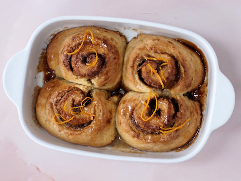 Orange scone rolls