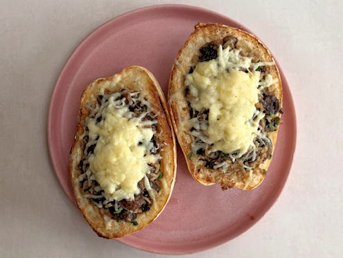 Stuffed acorn squash