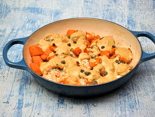 Tahini salmon