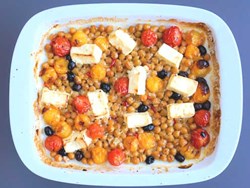 tomato-and-chickpea-tray-bake