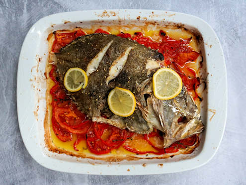 whole roasted john dory